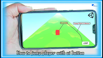 player Jump in unity 3d  | mobile input  #igsdeveloper #unity3d