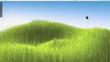 Google WebGL demo, fields running in firefox 4.0 beta 7 for Linux