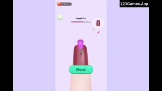 Girls Nail Salon Gameplay & Walkthrough | Free at 123Games.App screenshot 1