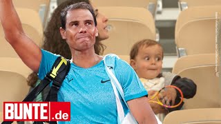 Rafael Nadal - Mit Mini-Tennisschläger: So süß unterstützt ihn sein Sohn bei den French Open