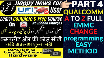 55 Free Course Ufi Box Part4 Qualcomm Dead boot Repair | Qualcomm Emmc Change Programming  Without