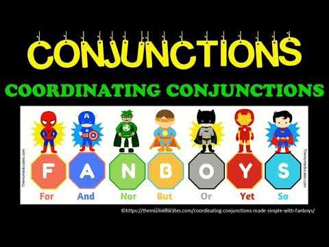 Coordinating Conjunctions/FANBOYS/Conjunctions Made Easy/Basic