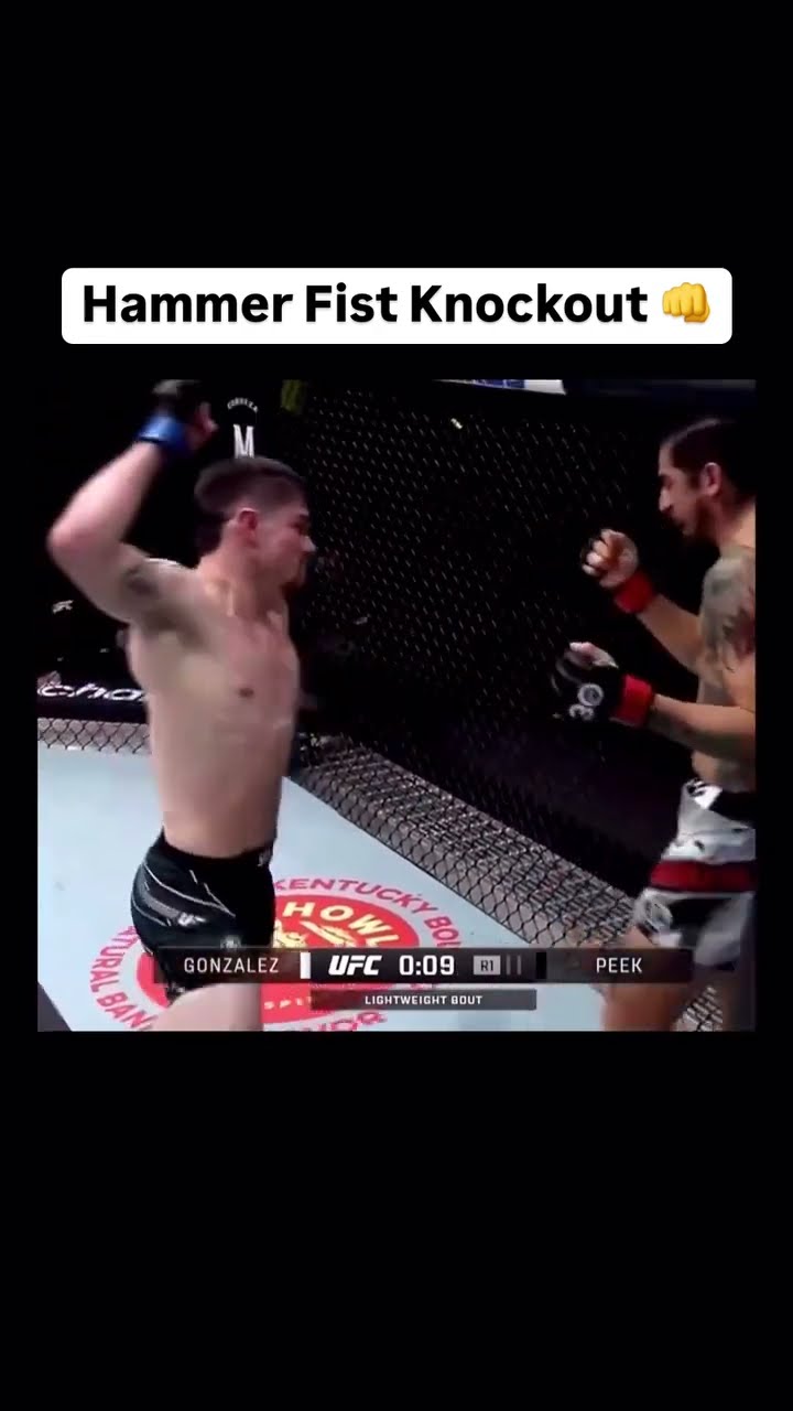 Gonzalez vs Peek ? Via - @ufc #ufc #mma #knockout