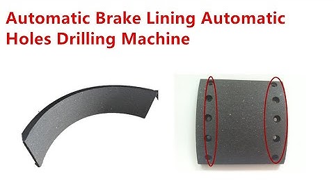 Longer Size Brake Lining Automatic Drilling Machine