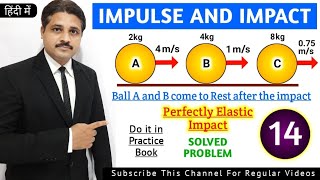 IMPULSE AND IMPACT SOLVED PROBLEM 14 IN ENGINEERING MECHANICS (LECTURE 15)