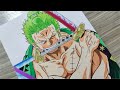 Cách vẽ Roronoa Zoro - One Piece | Drawing Zoro | BER ART #61