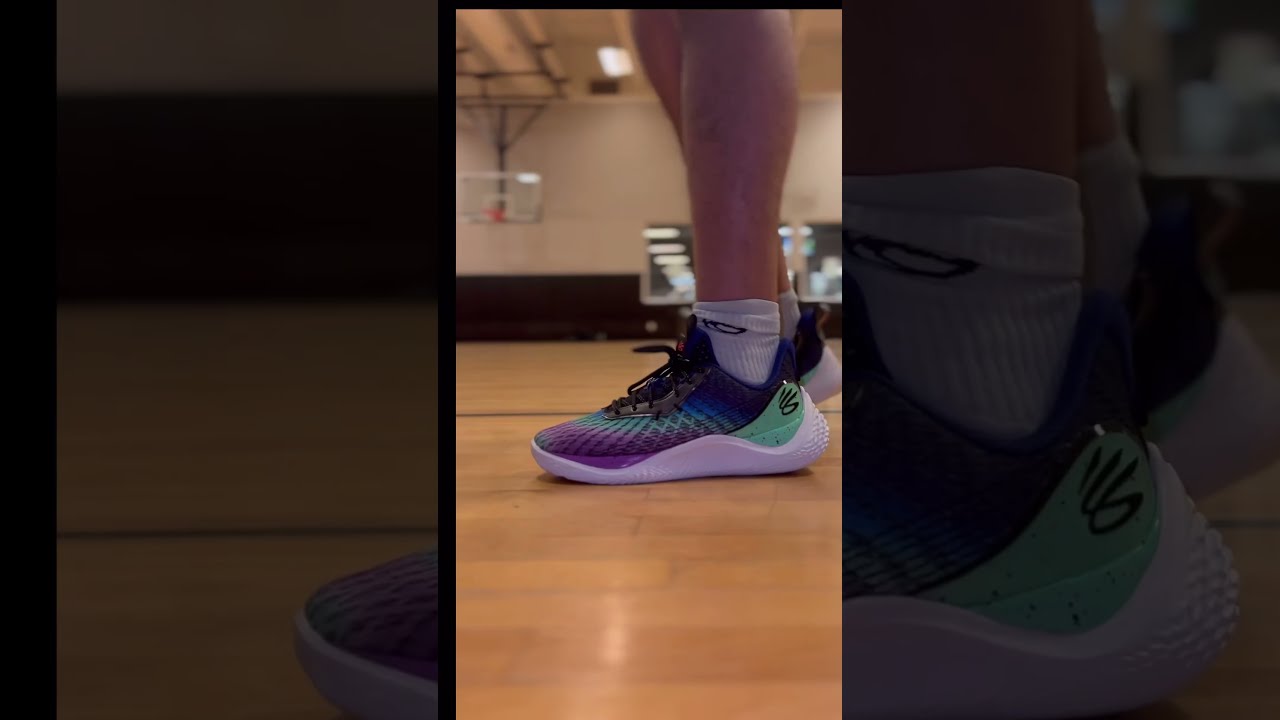 Curry 10 Northern Lights On Feet Shorts