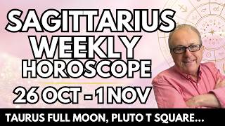 Information SAGITTARIUS Weekly Horoscope 26 Oct - 1 Nov, 2026 🏹 (Sun, Moon, Asc) Time to Recharge! Update