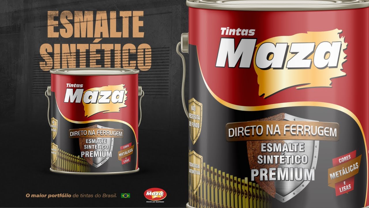 ESMALTE SINTÉTICO DIRETO NA FERRUGEM - Tintas Maza