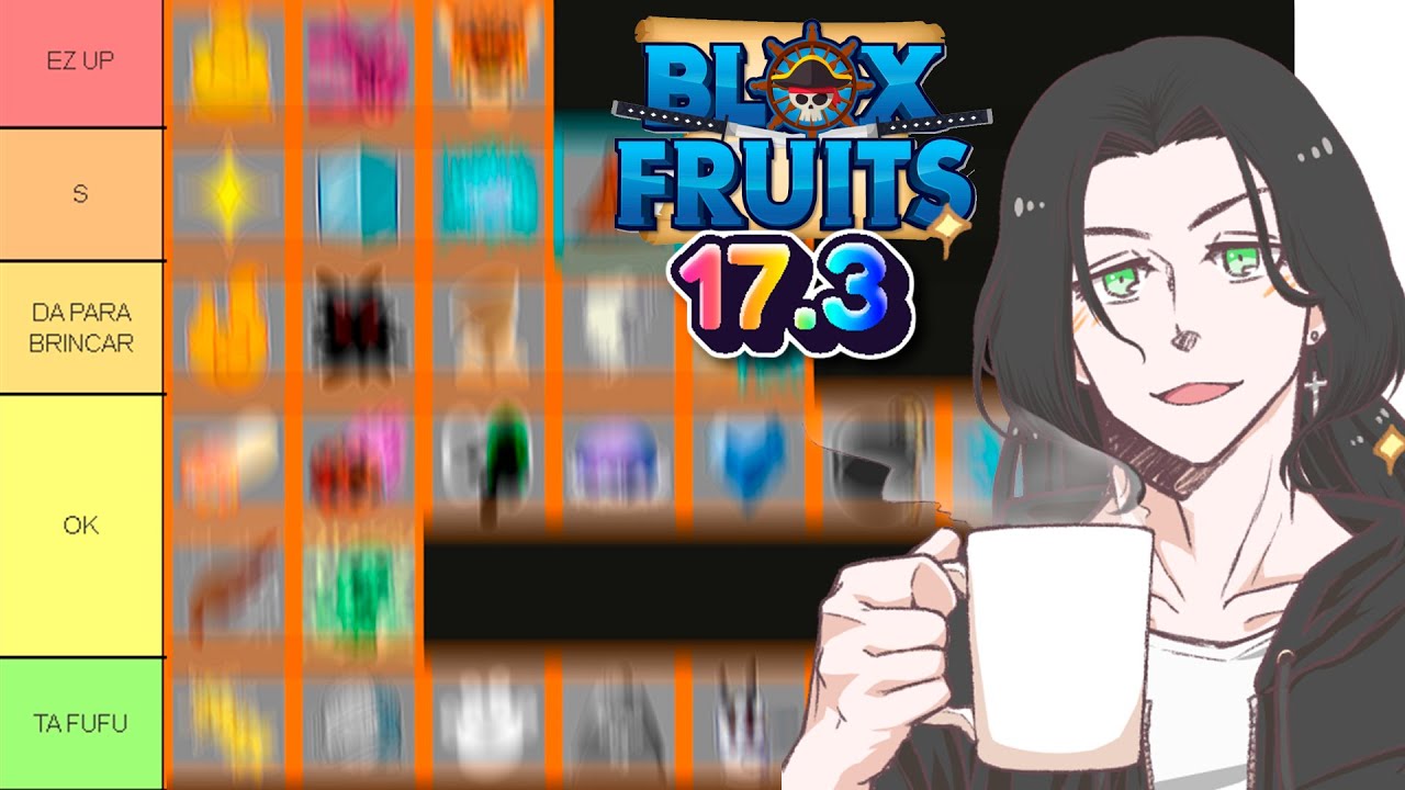 TIER LIST DAS MELHORES FRUTAS PARA PVP DO BLOX FRUITS UPDATE 17.3