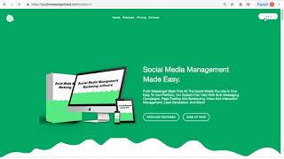 Setting up Push Messenger Blast with your Facebook Account. screenshot 3