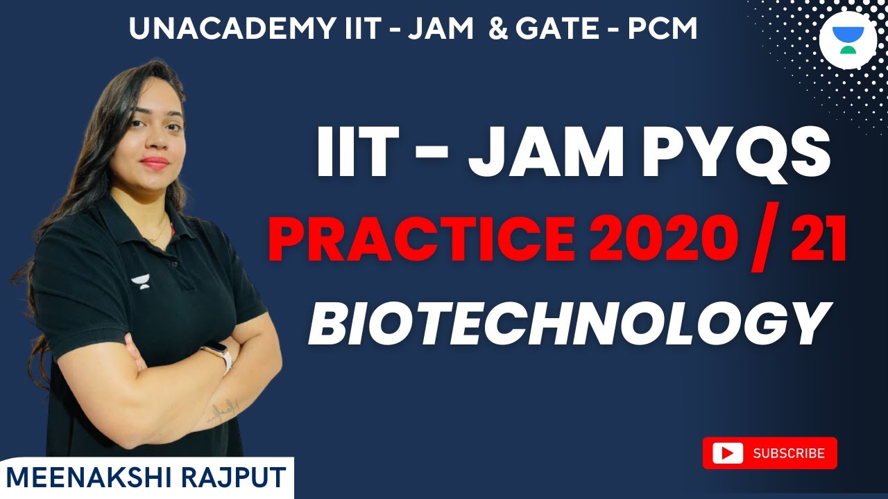 IIT-JAM PYQs Practice 2020 & 2021 | Biotechnology | IIT-JAM 2024 | Biotechnology  | Meenakshi Rajput