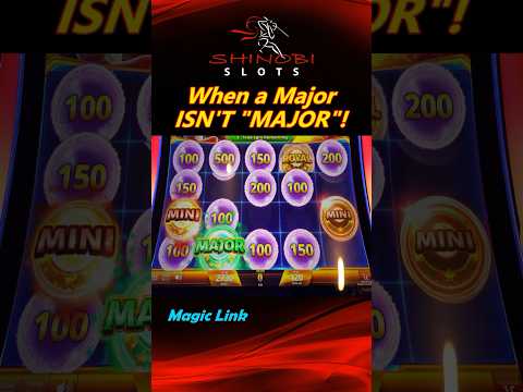 When a Major, Isn't a "MAJOR"!? Magic Link slot at Yaamava Casino #shinobislots #shorts #shortfeed