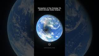 The Simulation of Annular Solar Eclipse