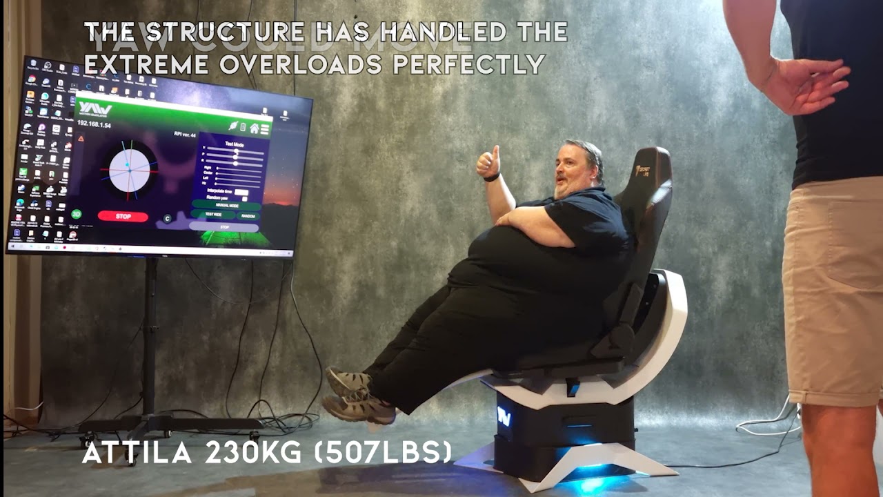 Yaw2 - The legendary Attila test (230kg - 507lbs) + Gergo (204cm - 6.7feet)