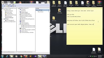 how to install spd driver & mtk driver
