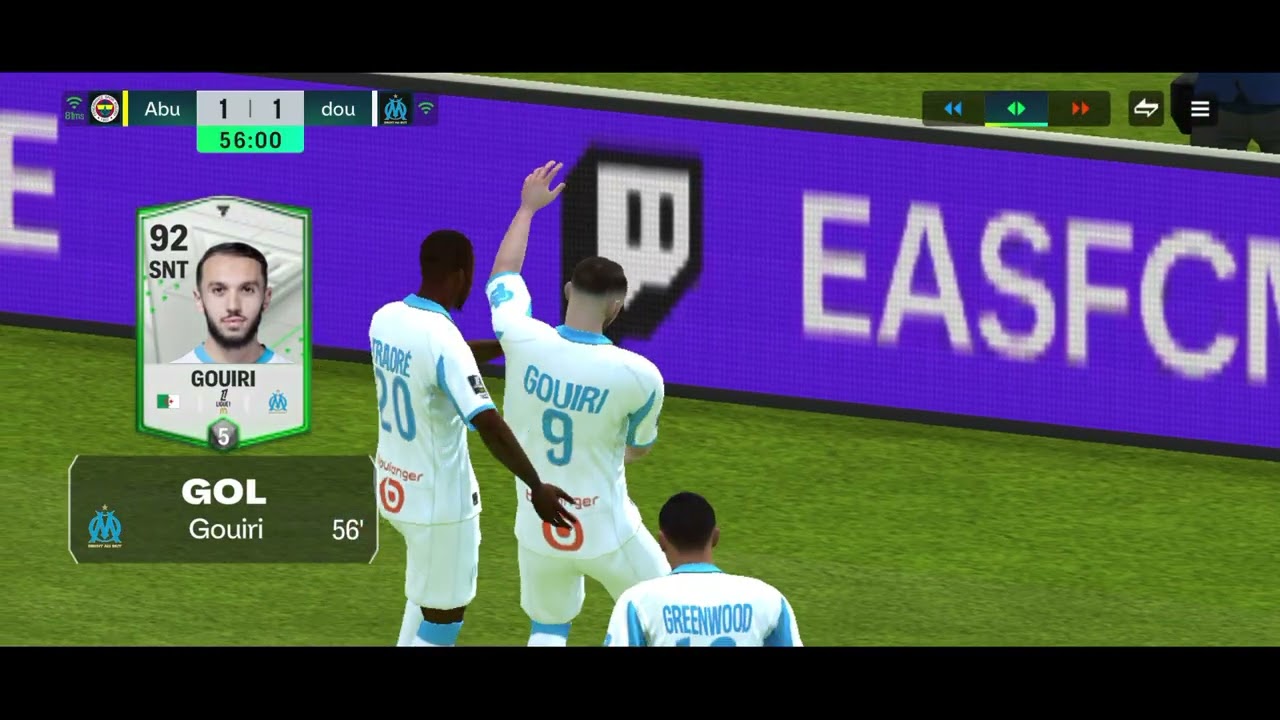 FENERBAHÇE 1-1MARSİLYA #FCMOBİL