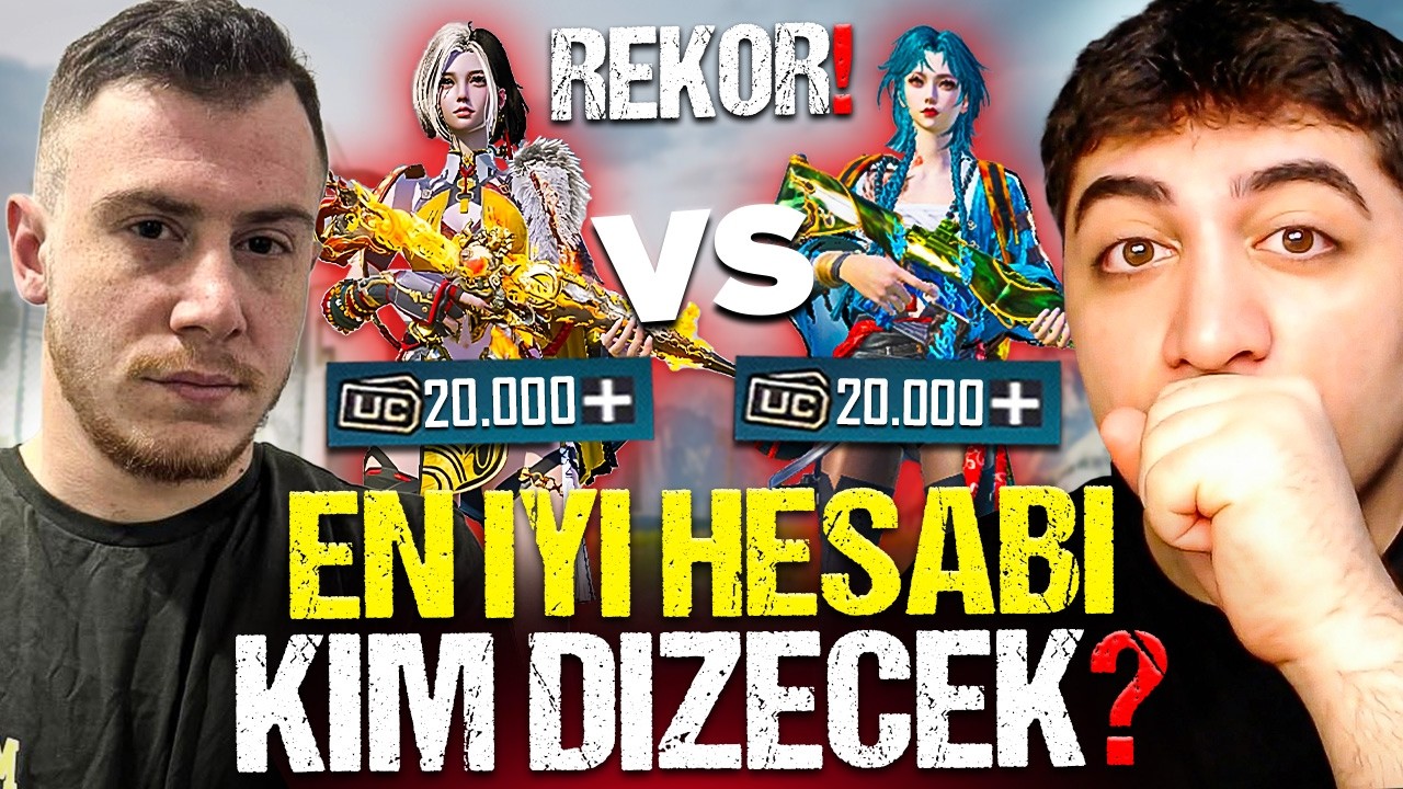 40.000 UC'YE EN İYİ HESABI DİZEN KAZANIR! (REKOR) | PUBG Mobile