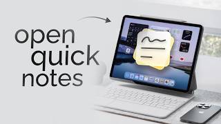 How To Open Quick Notes On Ipad