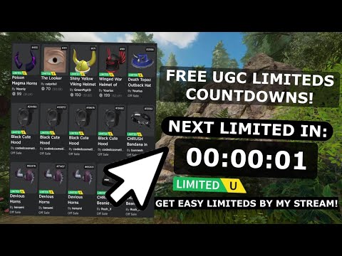 FREE ROBLOX UGC LIMITEDS! (Countdowns!) 🏆's Avatar