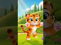 🐯🎵 Tiger's Happy Jungle Song | Fun Animal Rhymes for Kids 🌿✨