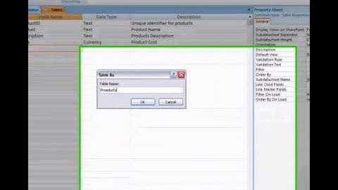 IPT TUTORIAL - MICROSOFT ACCESS (data dictionary / schema / data validation / database)