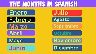 Learn the Months in Spanish | 12 months in Spanish