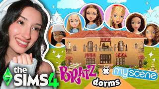 decorating shared DORMS for the Bratz & My Scene DOLLS in The Sims 4