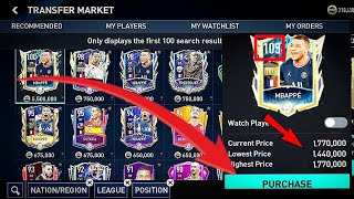 how to buy or get mbappe on fifa mobile at a low price