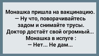 Монашка Пришла на Вакцинацию! Сборник Свежих Анекдотов! Юмор!