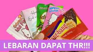 UNBOXING ISI AMPLOP LEBARAN, DAPET BANYAK GA YA??? 😲😲