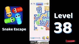 Snake Escape Level 38 Walkthrough 🐍 | Calm Puzzle Escape Game | SolutionGuruji
