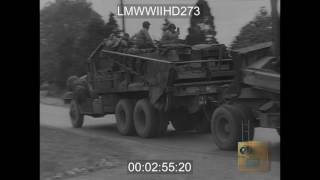 D-DAY CONVOY,ON THE 1944 INVASION OF EUR. REEL 1 SHOWS ROOSEVELT, CHURCHILL, AND STALI - LMWWIIHD273