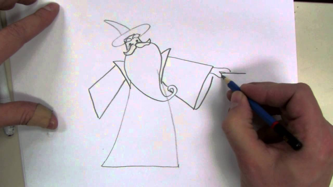 How to Draw a Wizard - Easy Drawing Art