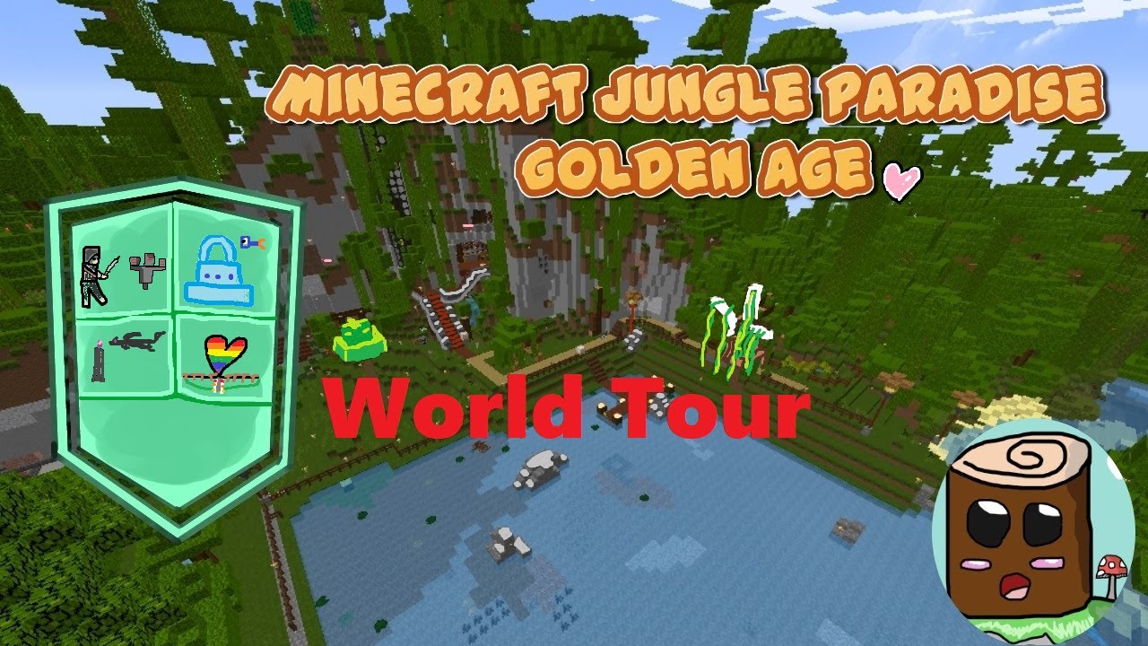 Minecraft Jungle Paradise Golden Age Ep550 : World Tour