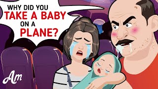 A Rude Man Was INSULTING A Poor Mom Over Her Crying BABY  - @AmoMama