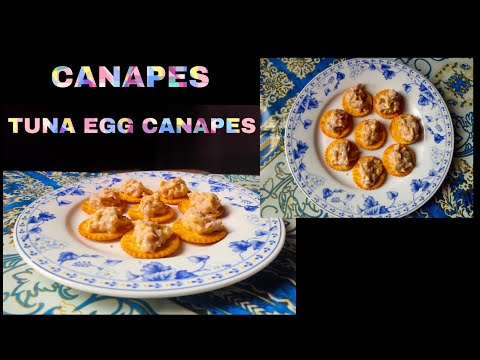HOW TO MAKE CANAPES I TUNA EGG CANAPES