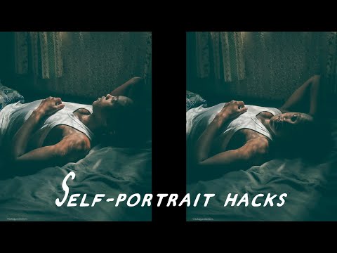 How to take better self-portraits of yourself at home (+editing.)
