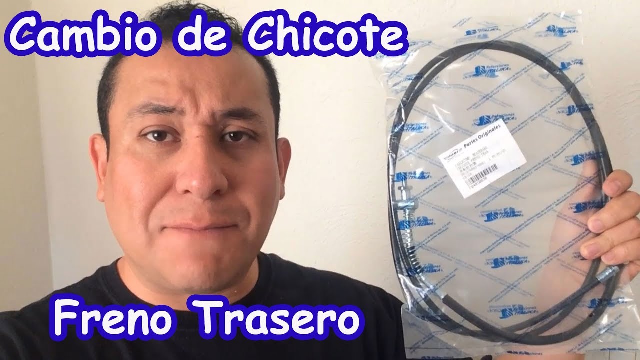 😎Cambio de Chicote, Freno Trasero a  WS175😎