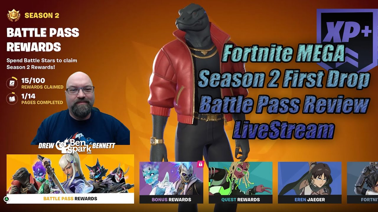 Fortnite MEGA - chapter 4 Season 2 - Exploring The Island - LIVE - With BenSpark96