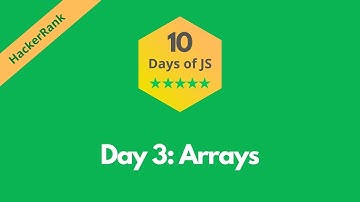 HackerRank Day 3: Arrays problem solution in JavaScript | 10 Days of JS | Programmingoneonone