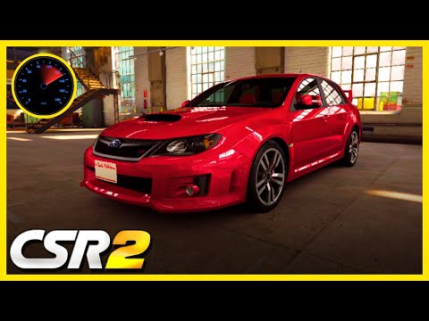 220 KM/H Test Driving RED WRX STI - 3D Drag Racing Simulator Gameplay - CSR Racing 2 (Android & iOS)