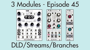 3 Modules #45: Dual Looping Delay, Streams, Branches