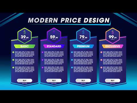 Price design layout artwork