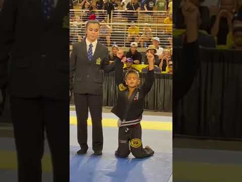 Felipe Asenjo at the IBJJF 2023 Pan Kids Jiu Jitsu Championship