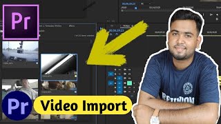 How to Import Video in Premiere Pro CC . Adobe premiere pro video import and edting. #video_import screenshot 5