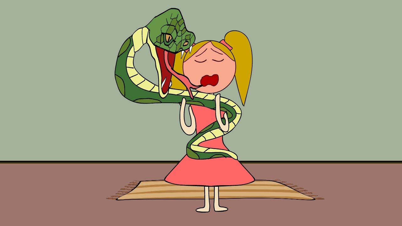 لمار لدغها الثعبان #لمار_وميار