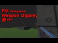 How to stop weapon clipping the easy way (no shaders or layers) | Godot 4 Tutorial