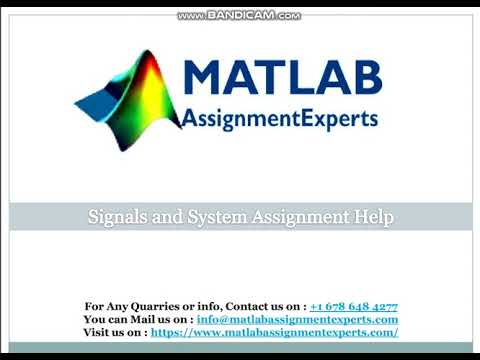 Signals and System Assignment Help
