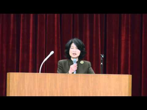 上原公子さん＠元国立市長/脱原発首長会議事務局長による応援演説その２＠あべともこ総決起集会